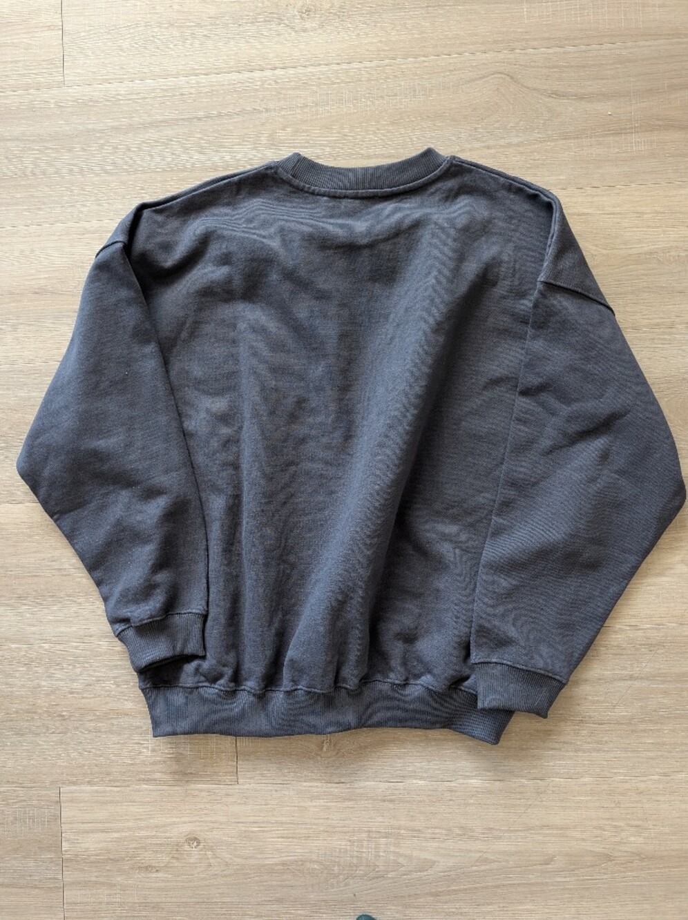 Adanola Varsity Oversized Sweatshirt - Washed Midnight Blue - Picture 8 of 9